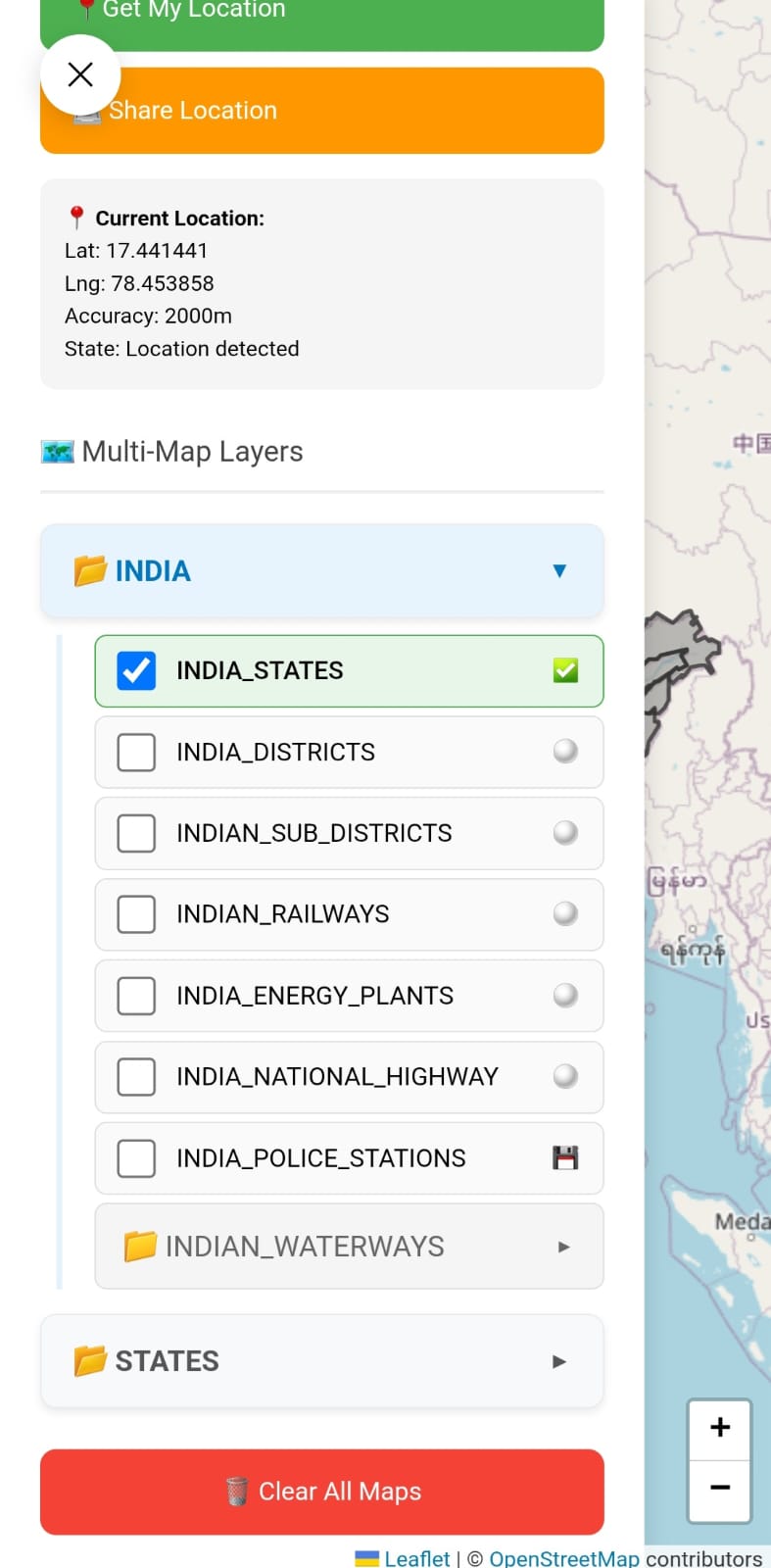 Map App Screenshot 4